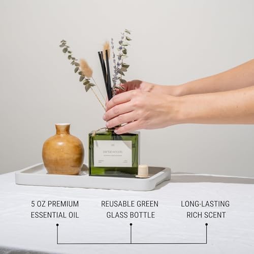 Craft Kin Reed Diffuser with Dried Flowers 5 oz Santal Woods