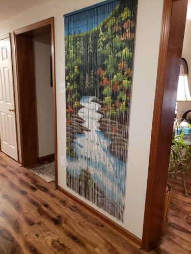 Beaded Curtain 125 String Handmade Bamboo Decor Panel