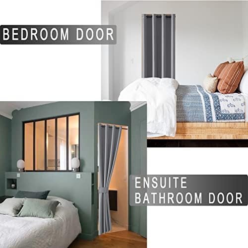 SHINELAND Temporary Door Curtain for Privacy