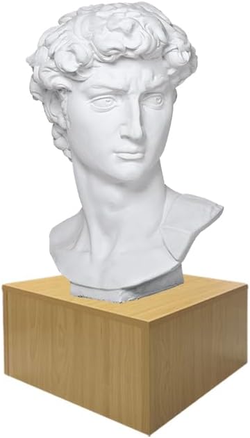 Prolinemax Maple Pedestal Cube Display Stand Collectible