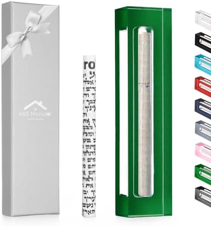 AS Mezuzot Acrylic Mezuzah Case for Door