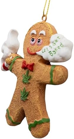 Gingerbread Man Lets Get Baked Christmas Tree Ornament