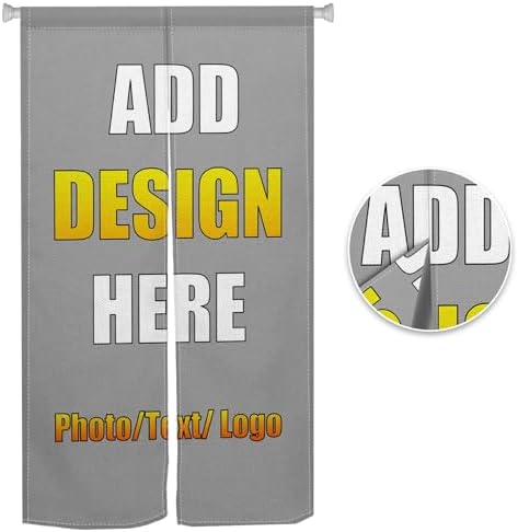 Customize Your Own Double Sided Noren Curtain for Doorway