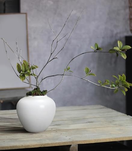 GeLive Waterproof Ceramic Vase for Flowers and Decor