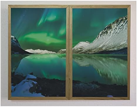 Decorative False Window with Aurora Borealis Light