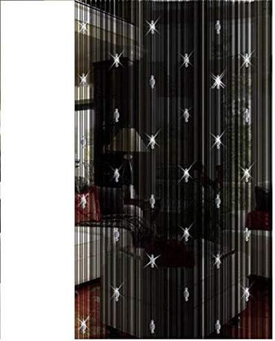 Greenwish Crystal Beads Curtain for Doorway and Window