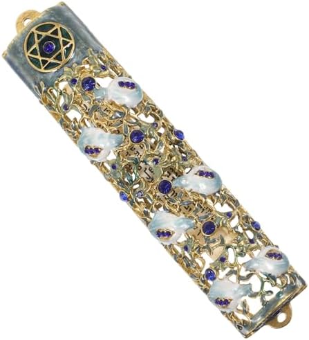 Elegant Mezuzah Scroll Door Blessing Decor