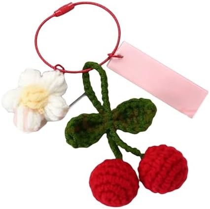 Adorable Crochet Car Ornament Pendant