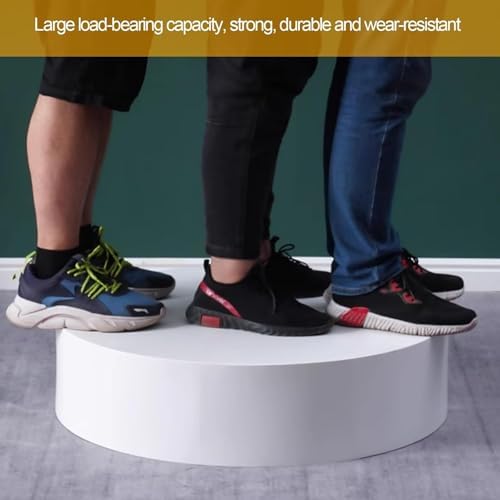 White Round Display Pedestal Stand for Home Decor