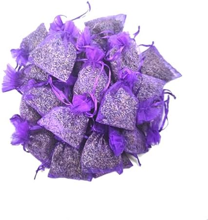 24 Pack French Dried Lavender Sachets for Home Fragrance