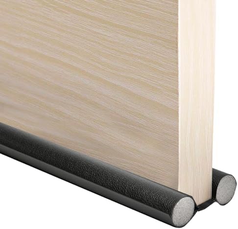 Door Wind Shield Silent Board with Insulated Sponges Black