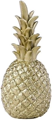 Creative Resin Pineapple Ornament - Nordic Style Golden Decor