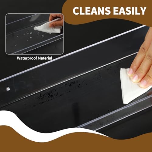 2 Pack Floating Shelves for Wall Decor Storage