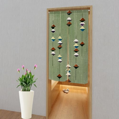 Leowefowa Noren Doorway Curtain 335 x 709 Inches