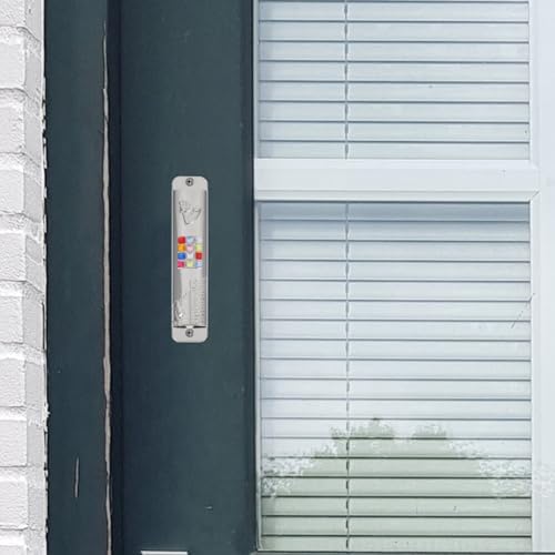 HOLIDYOYO 2 Sets Metal Retro Mezuzah Scrolls Door Decorations