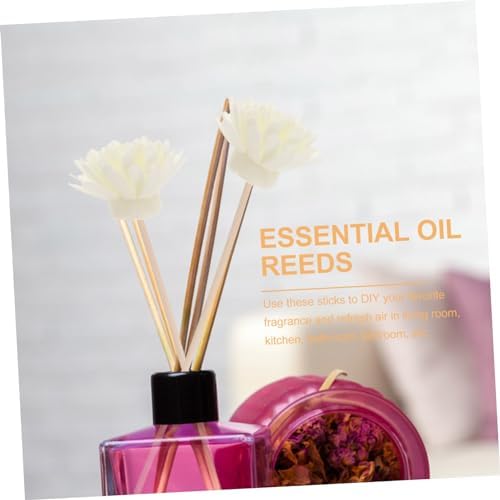 5set Small Chrysanthemum Aroma Diffuser Replacement Sticks Natural Rattan for Home Fragrance