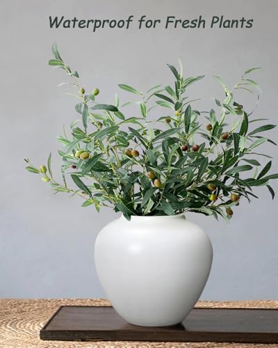 GeLive Waterproof Ceramic Vase for Flowers and Decor