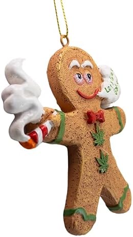 Gingerbread Man Lets Get Baked Christmas Tree Ornament