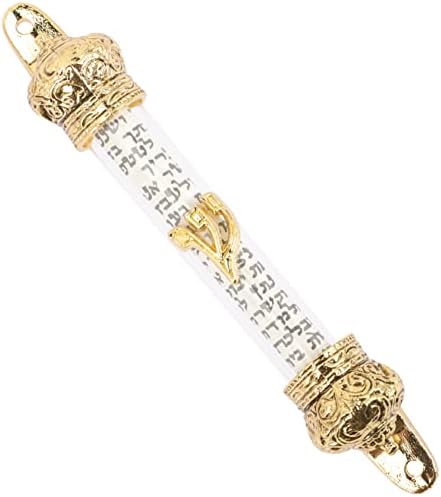 Antique Design Metal Mezuzah Door Decor