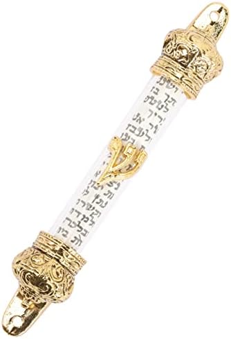 Jewish Ornaments Bible Scroll Door Mezuzah Metal Decor
