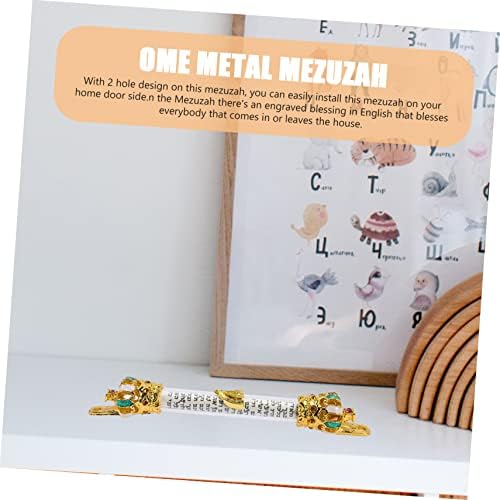 HOOTNEE Mezuzah Scroll Door Metal Judaica Decor