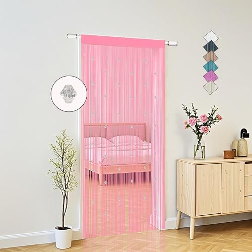 Beaded String Curtains for Doorways Boho Bedroom Decor