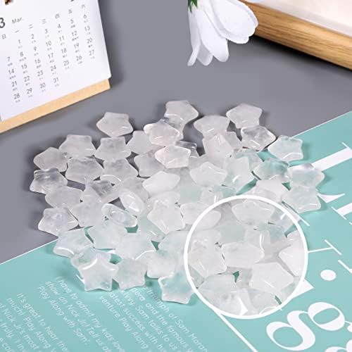 Rockcloud 10 Pack Star Shaped Crystal Pocket Stones