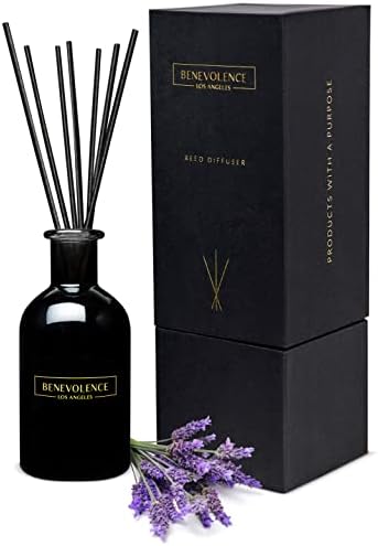 Benevolence LA Lavender Eucalyptus Reed Diffuser Set