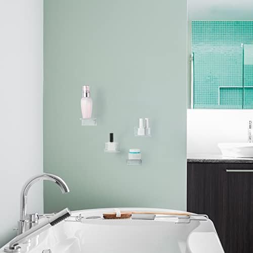 Yulejo 6 Piece Acrylic Floating Shelf Set