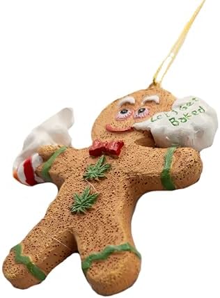 Gingerbread Man Lets Get Baked Christmas Tree Ornament