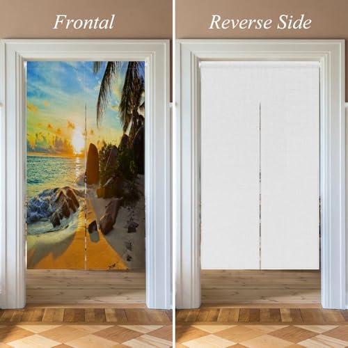 Leowefowa Single-Side Noren Door Curtain Decor