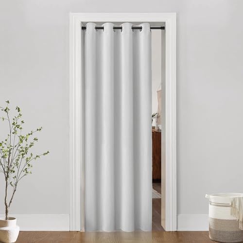 Curtain as Bedroom Door Sound Proof for Doorway Cover