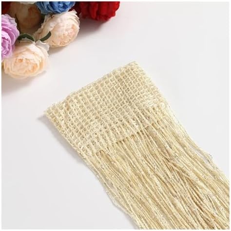 Silver Glitter Door String Curtain 100x200cm