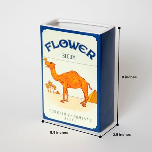 Vintage Inspired Flower Vase - Orange