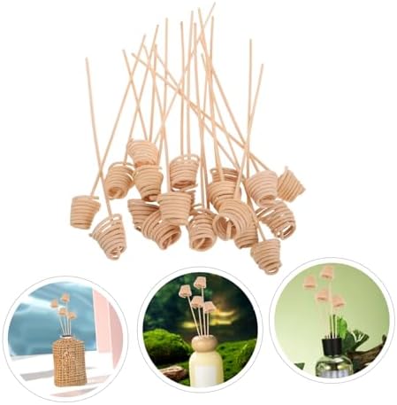 20pcs Wavy Rattan Diffuser Reeds for Natural Fragrance