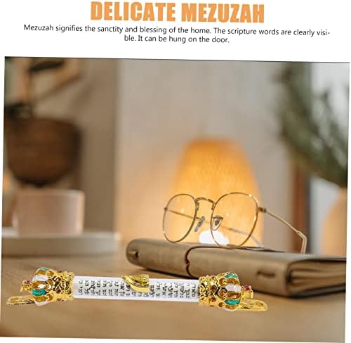 RORPOIR Decorative Metal Mezuzah Door Blessing