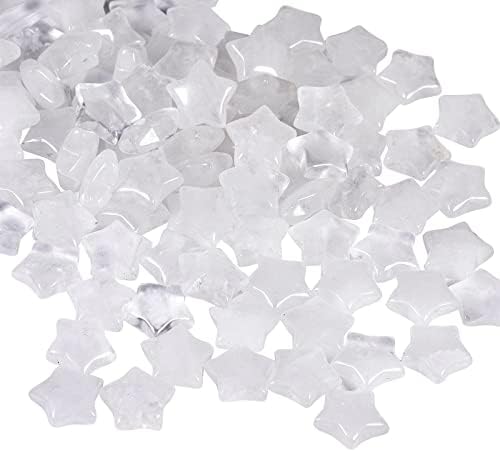 Rockcloud 10 Pack Star Shaped Crystal Pocket Stones