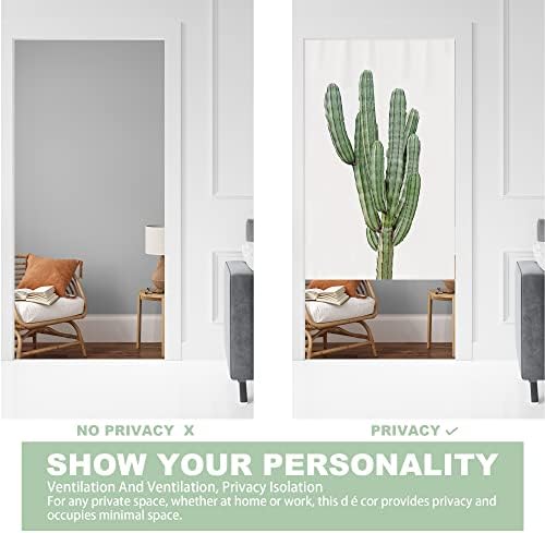 SIGNFORD Custom Door Curtain with Photo Text Room Divider Panel