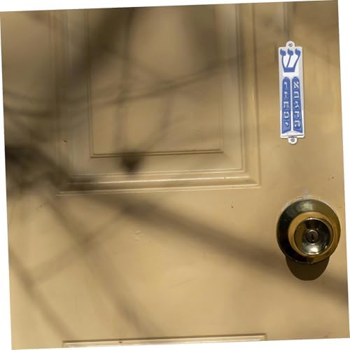 Traditional Script Mezuzah Scroll in Zinc Alloy Case