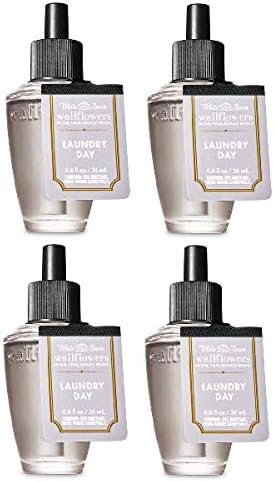 Bath and Body Works Laundry Day Wallflowers 4 Pack 08 Oz