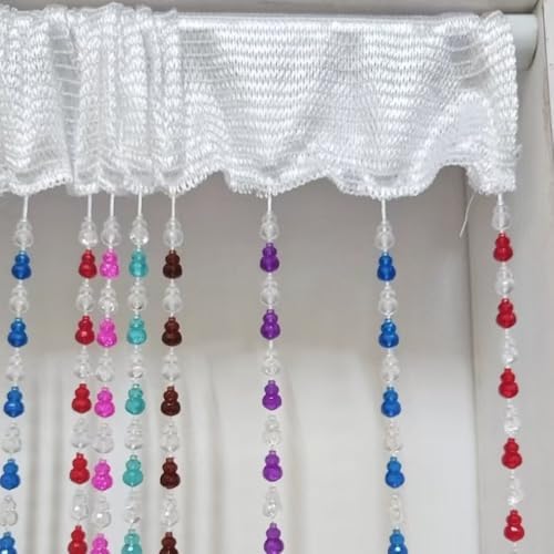 Ave Split Beaded Curtain Doorway Decor Screen