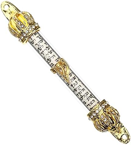 Jewish Mezuzah Metal Door Decorative Scroll