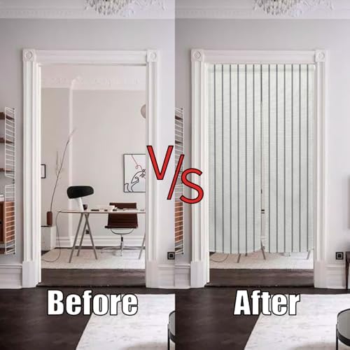 Japanese Style Noren Door Curtain with White Black Stripe