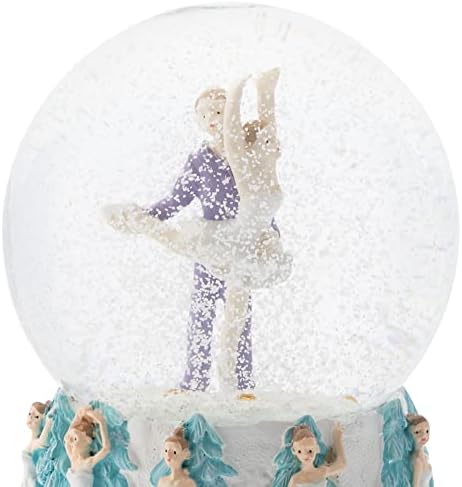 Elanze Designs Musical Snow Globe with Dancing Figurine