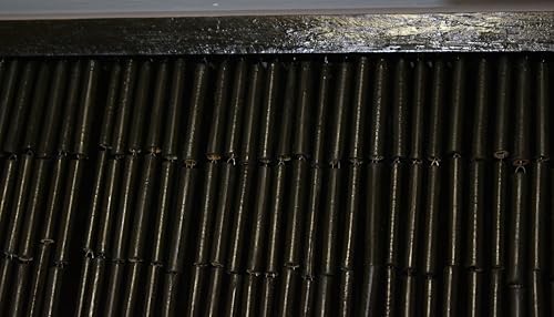Bamboo Beaded Curtain Black Decor Panel