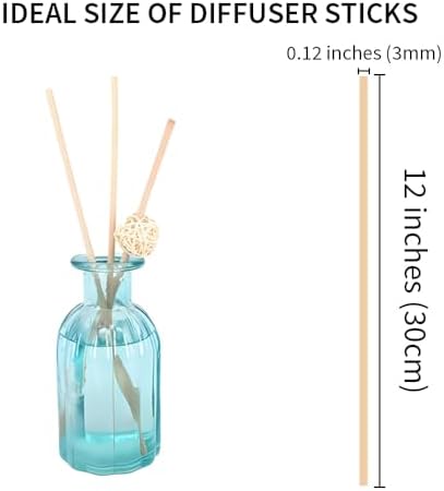 50PCS Natural Fiber Reed Diffuser Sticks 12 Inch Long
