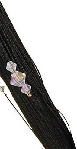 Goosacyon 2Pcs Crystal Door String Curtains for Decor