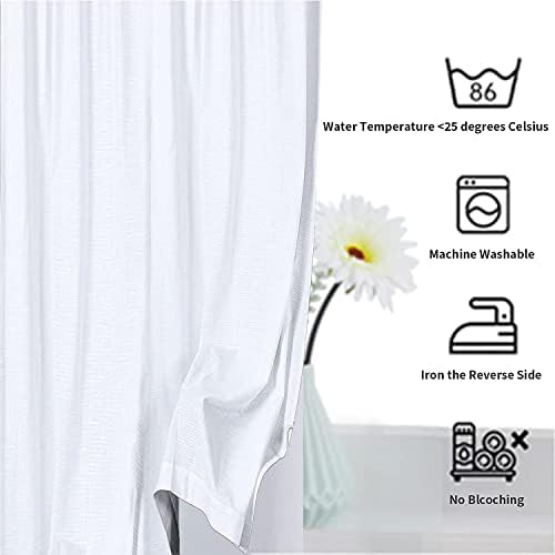 Yeele Rustic Wooden Barn Door Blackout Curtains Set of 2
