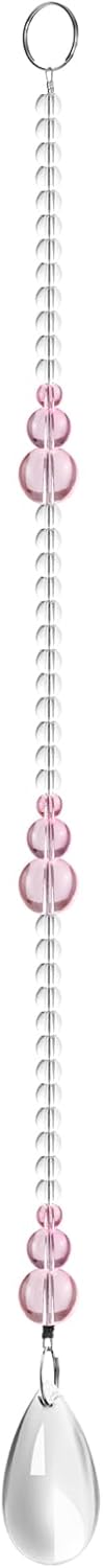 Pink Crystal Curtain Bead 20 Strings Arched Curtain
