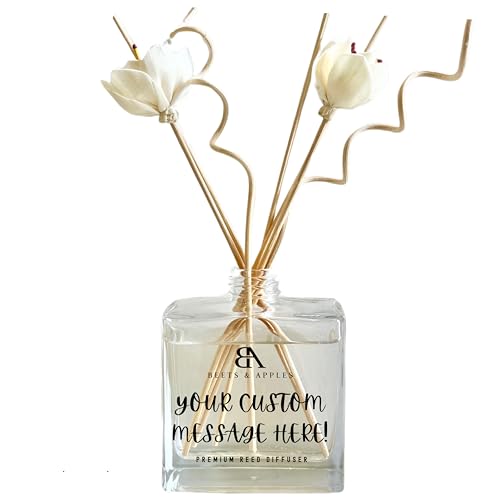 Personalized Reed Diffuser Set with Beets and Apples